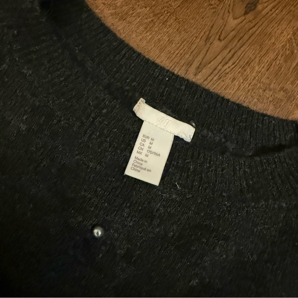 H&M Grey Embellished Sweater - Picture 4 of 4